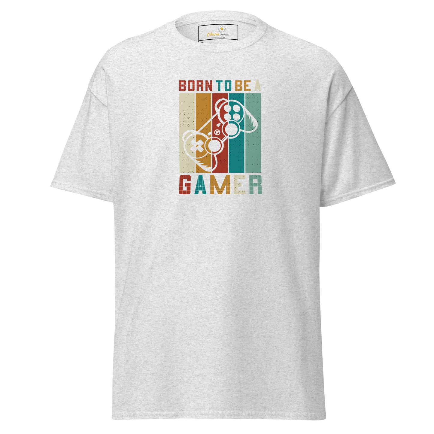 T-shirt classique unisexe - GAMERS BORN TO BE A GAMER - REGULAR