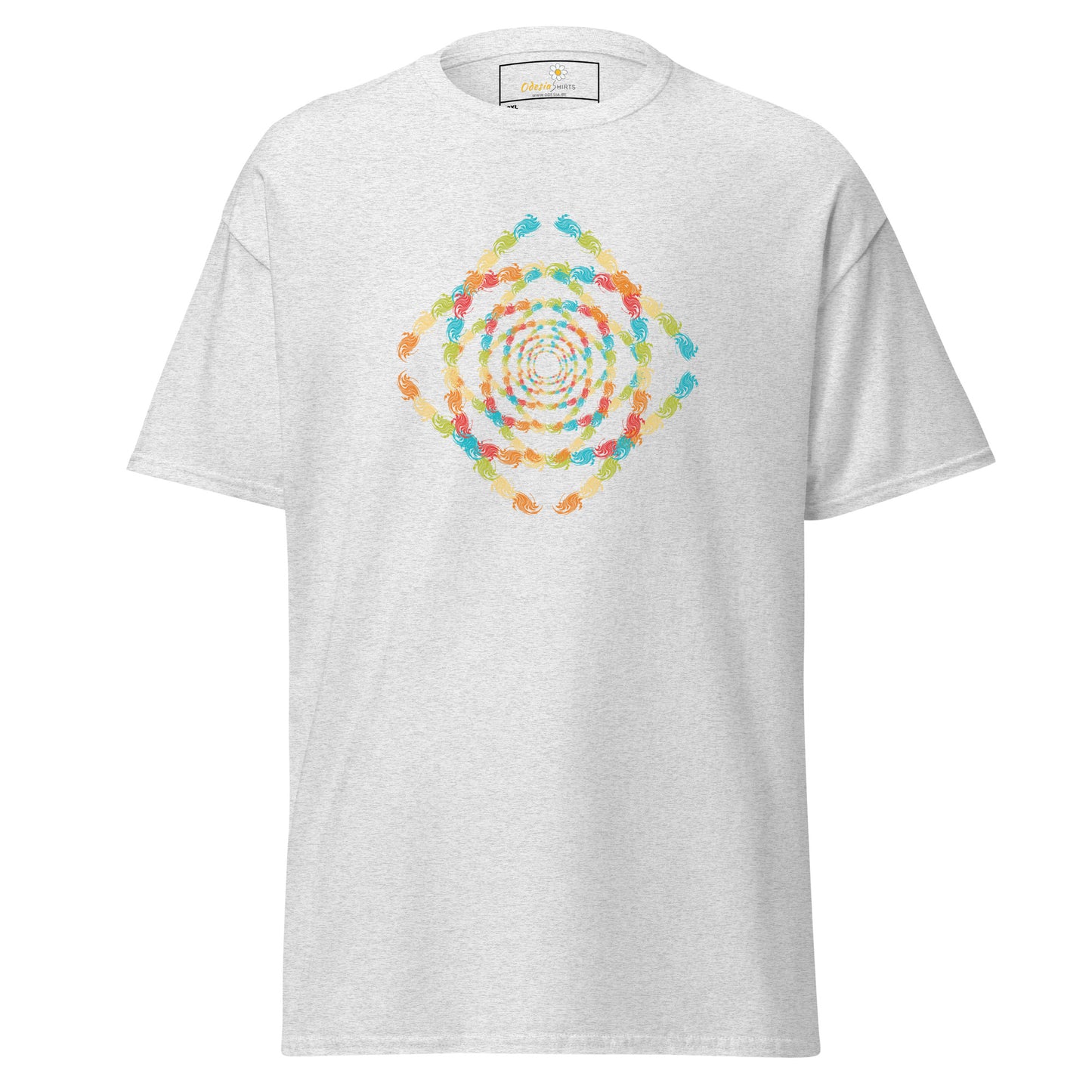 Unisex classic t-shirt - ABSTRACT SQUARE TUNNEL - BIG