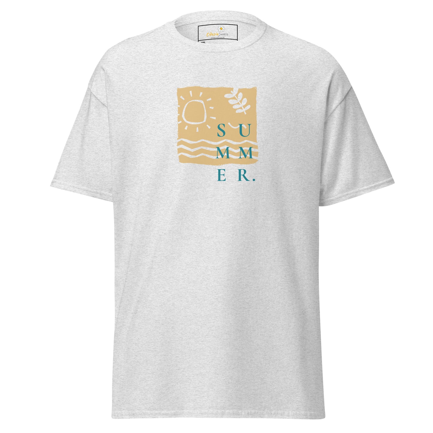Heren klassiek t-shirt - SUMMER SEA NATURE - GROOT