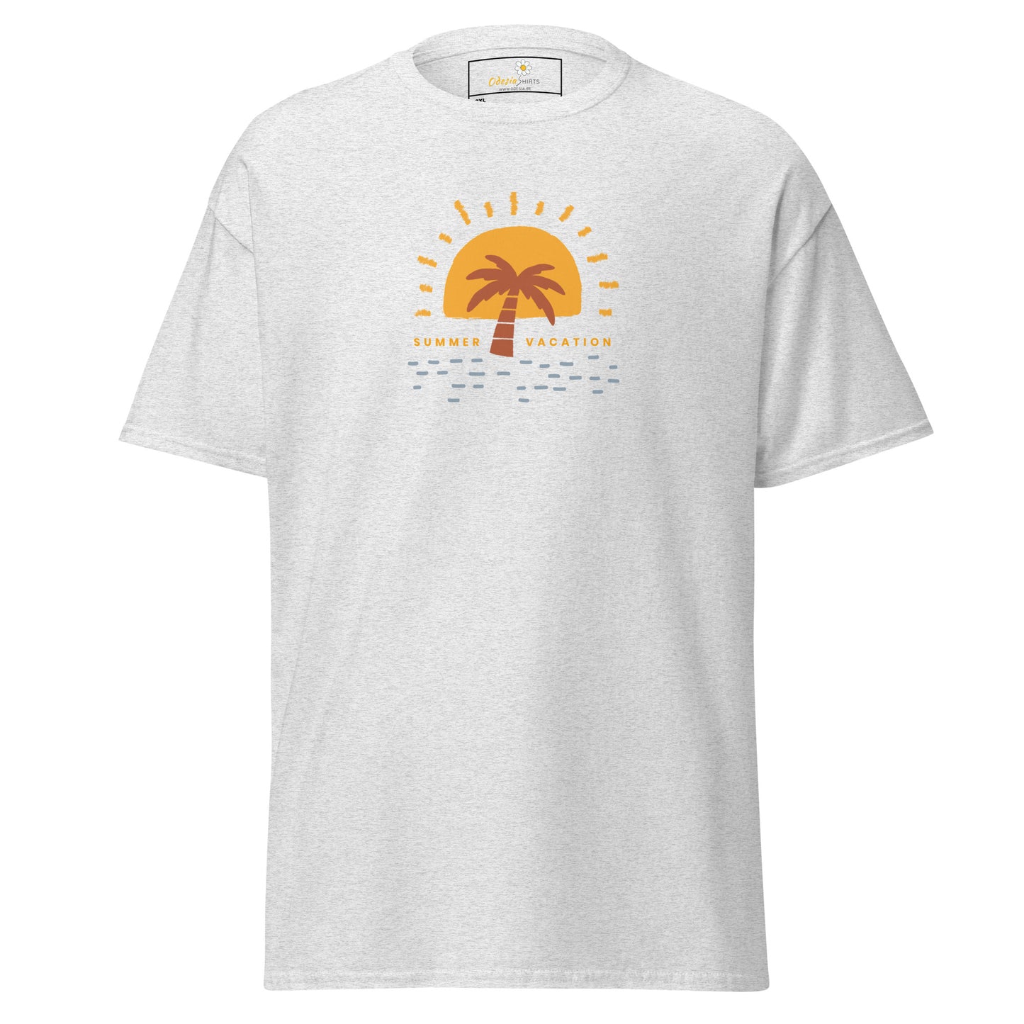 Heren klassiek t-shirt - ZOMERVAKANTIE - GROOT