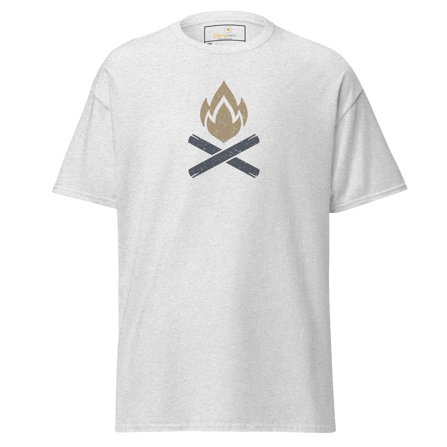 Unisex classic t-shirt - ADVENTURE CAMP FIRE - BIG