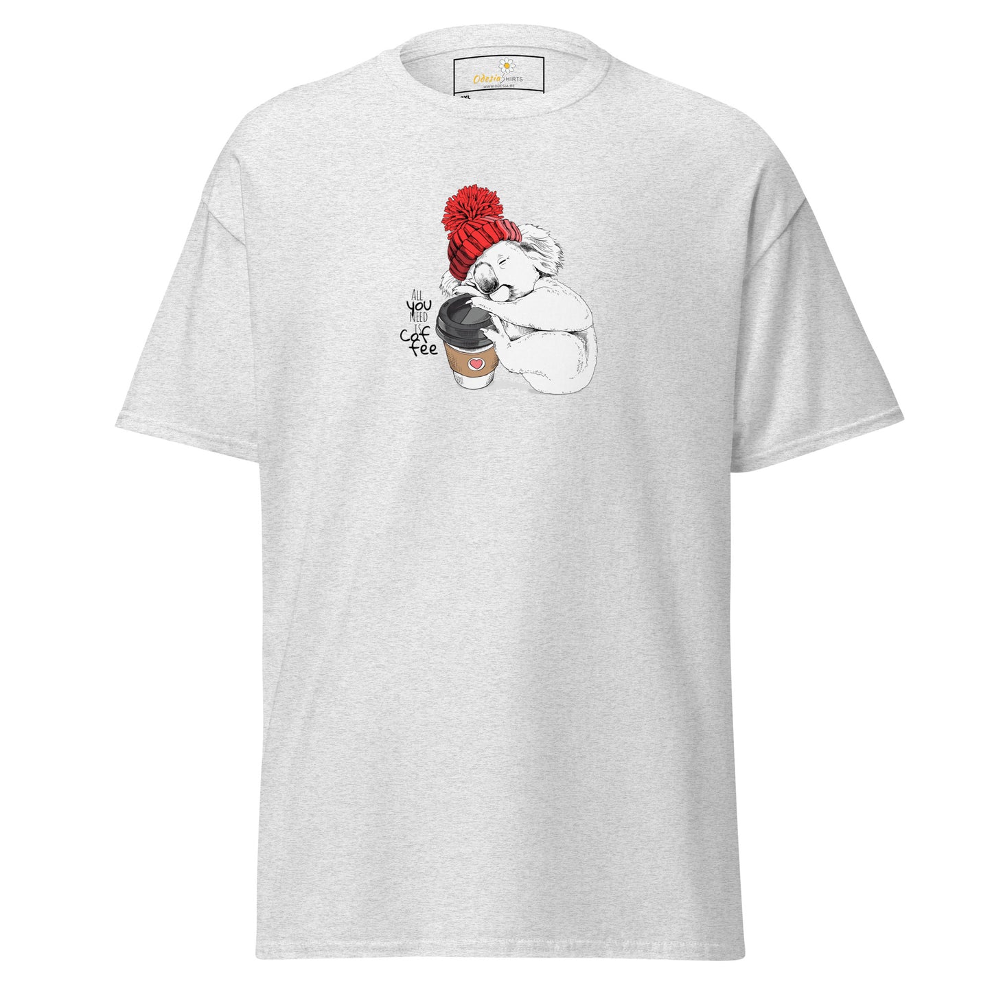 Klassiek heren t-shirt - WILDLIFE FUN KOALA - GROOT