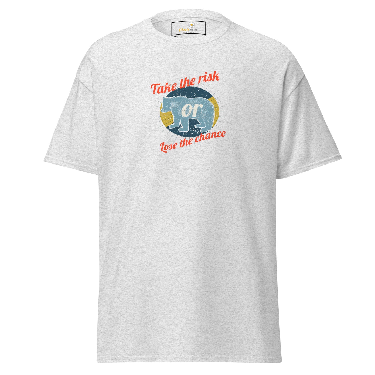 Unisex classic t-shirt - ADVENTURE TAKE THE RISK LOSE CHANCE - BIG