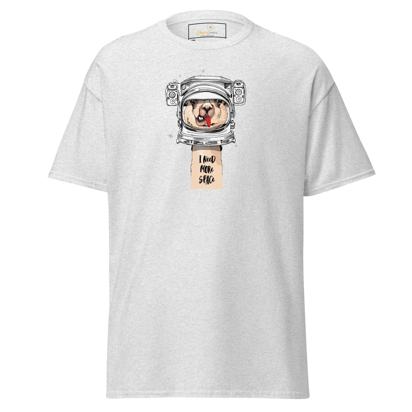 Unisex classic t-shirt - FUN ASTRONAUT LAMA SPACE - BIG