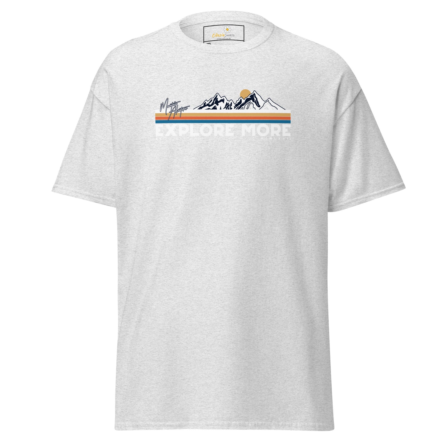 Unisex classic t-shirt - ADVENTURE EXPLORE MORE - BIG