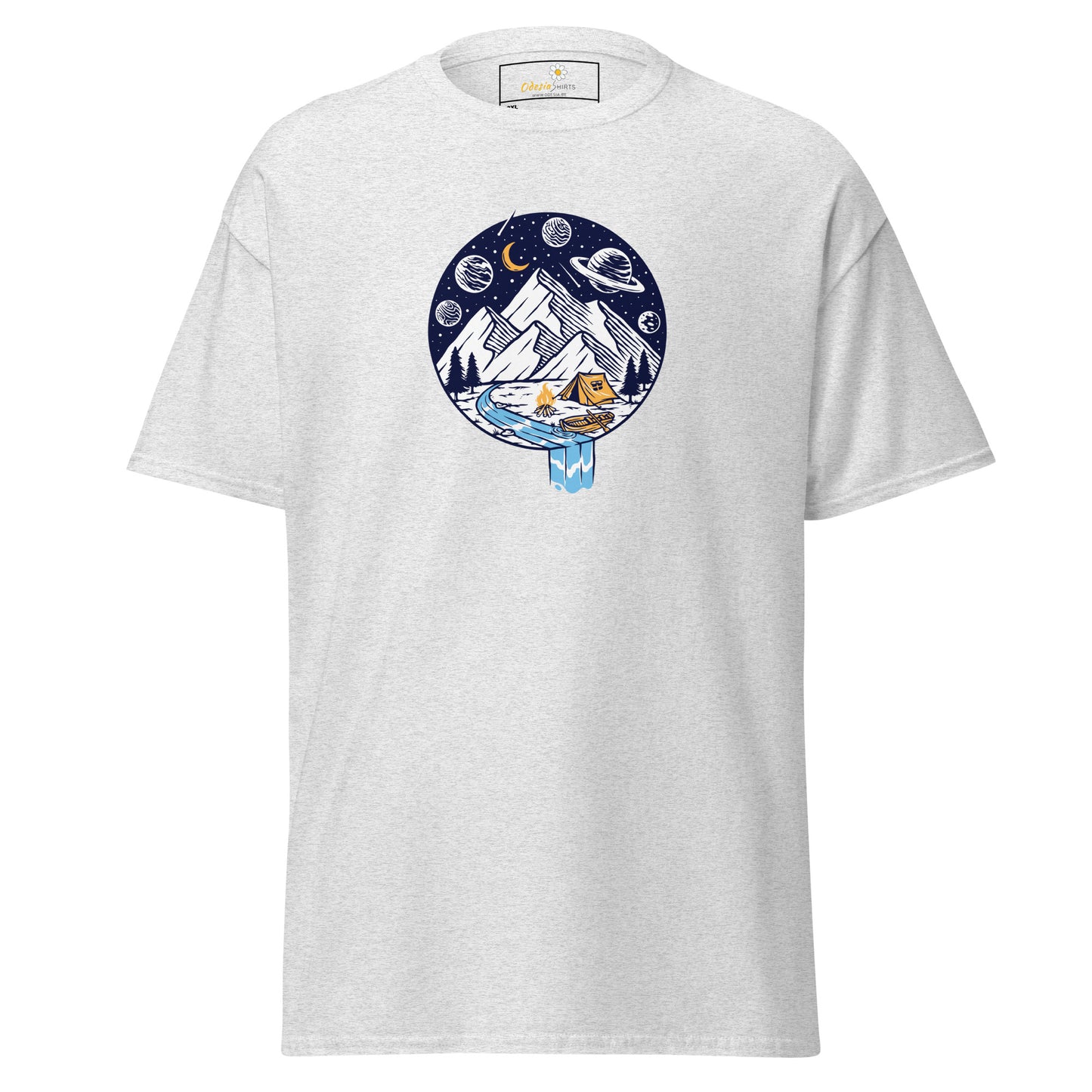 Unisex classic t-shirt - ADVENTURE NIGHT TENT - BIG
