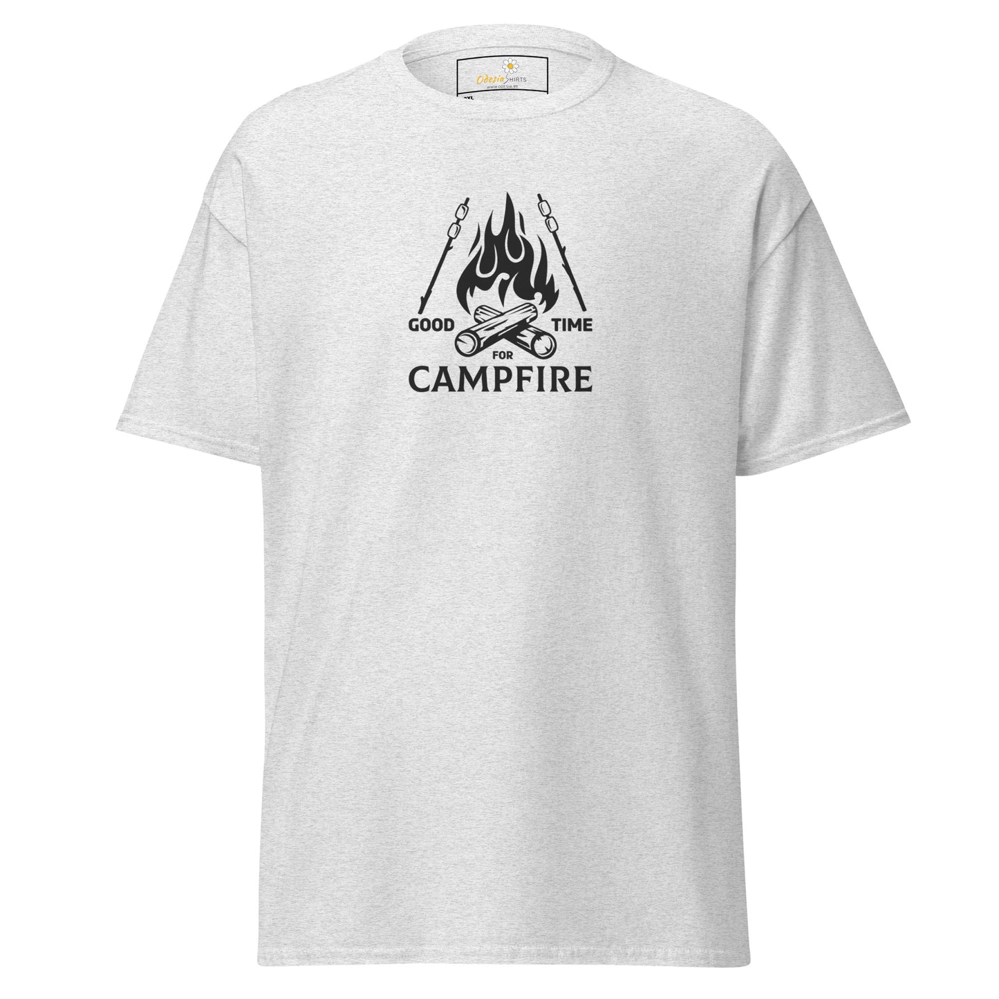 Unisex classic t-shirt - ADVENTURE GOOD TIMES CAMPFIRE - BIG