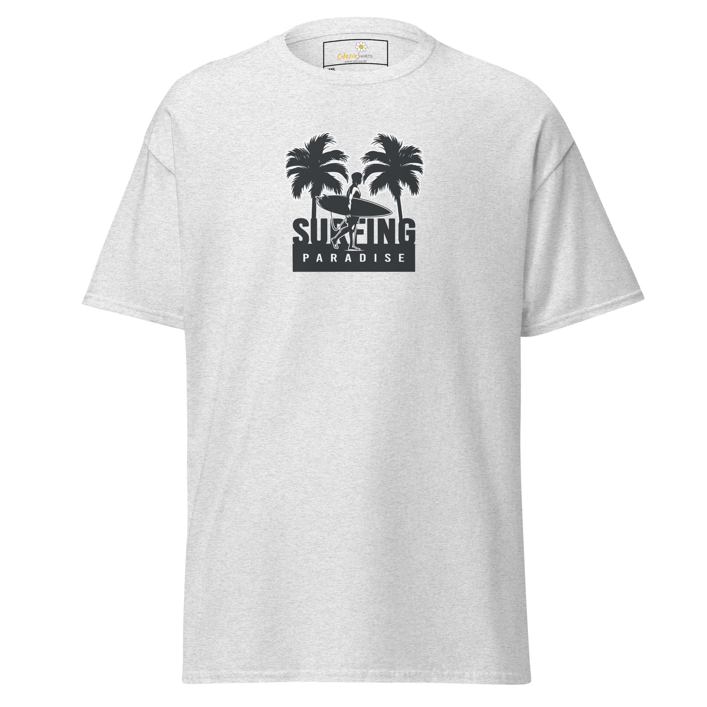 Heren klassiek t-shirt - SUMMER ISLAND TREES - GROOT