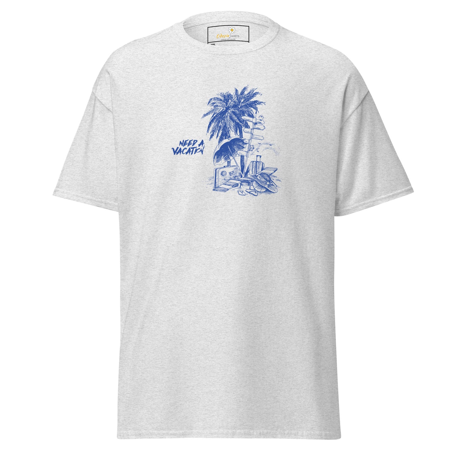 T-shirt classique pour homme - SUMMER NEED A VACATION - BIG