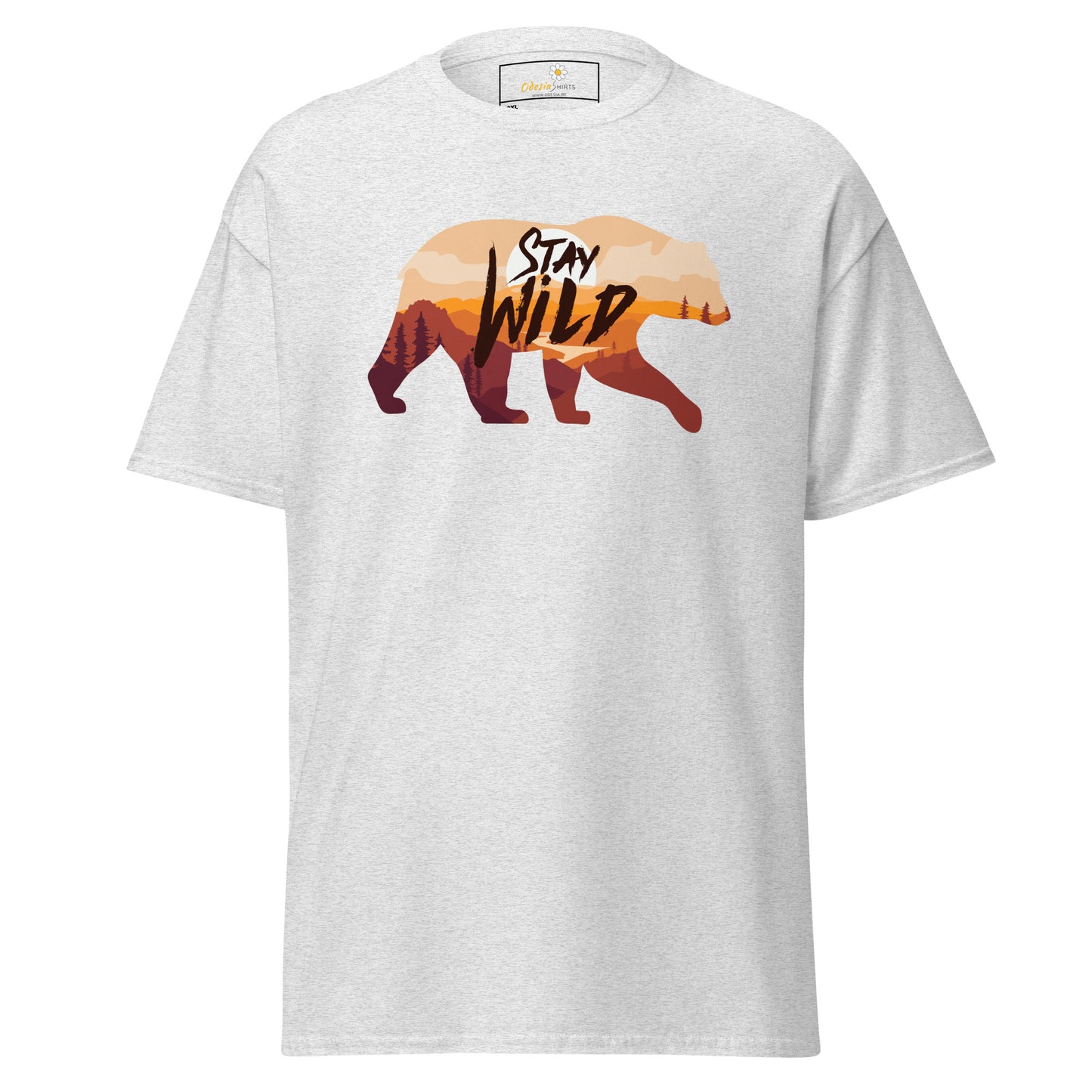 Unisex classic t-shirt - ADVENTURE WILDLIFE STAY WILD - BIG