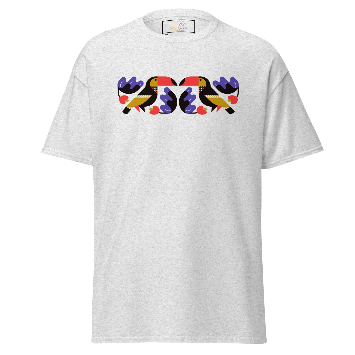 T-shirt classique pour homme - WILDLIFE ABSTRACT TOUCAN MIRROR - BIG