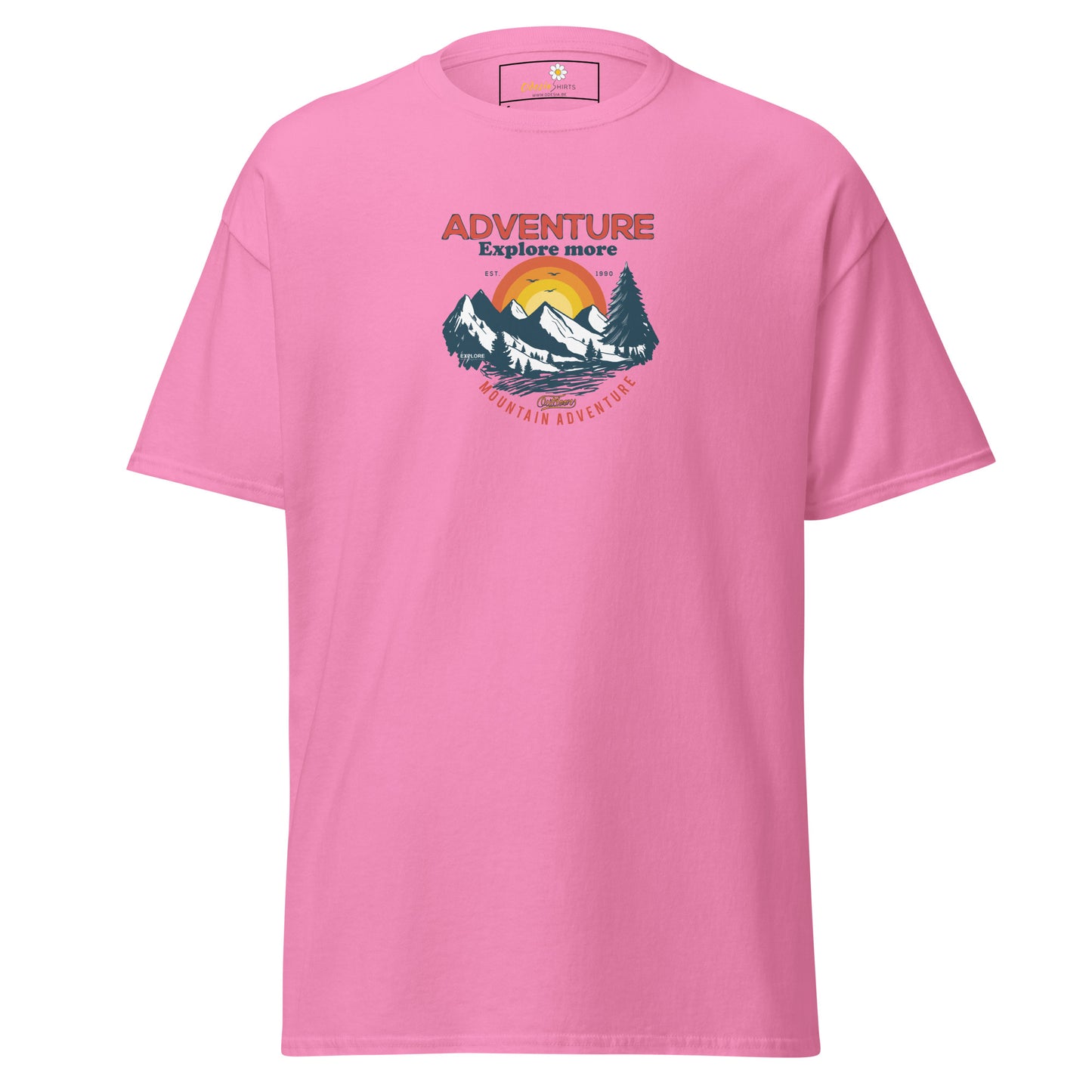 Unisex classic t-shirt - ADVENTURE EXPLORE MORE - REGULAR
