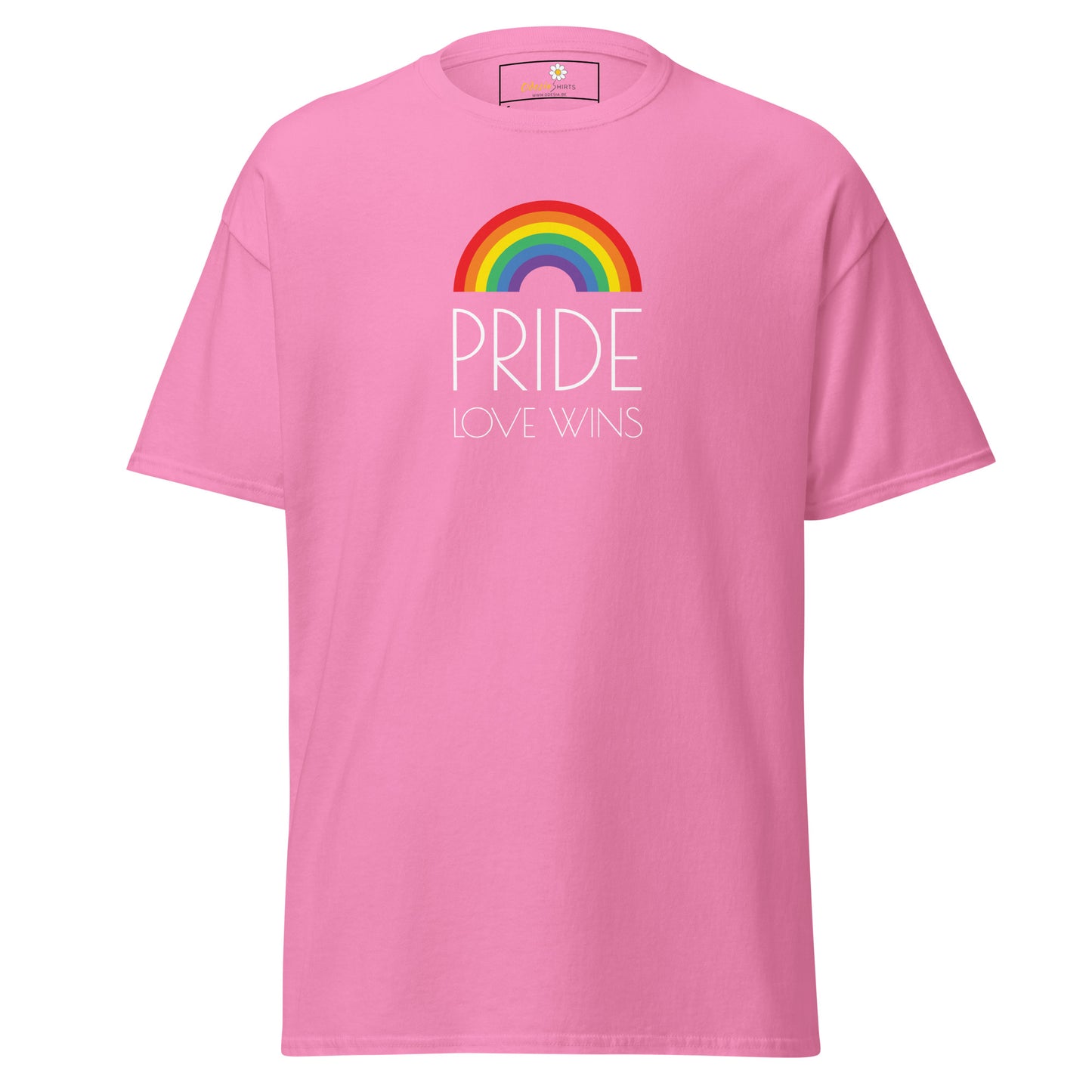 Unisex classic t-shirt - LGBTQ PRIDE LOVE WINS - REGULAR