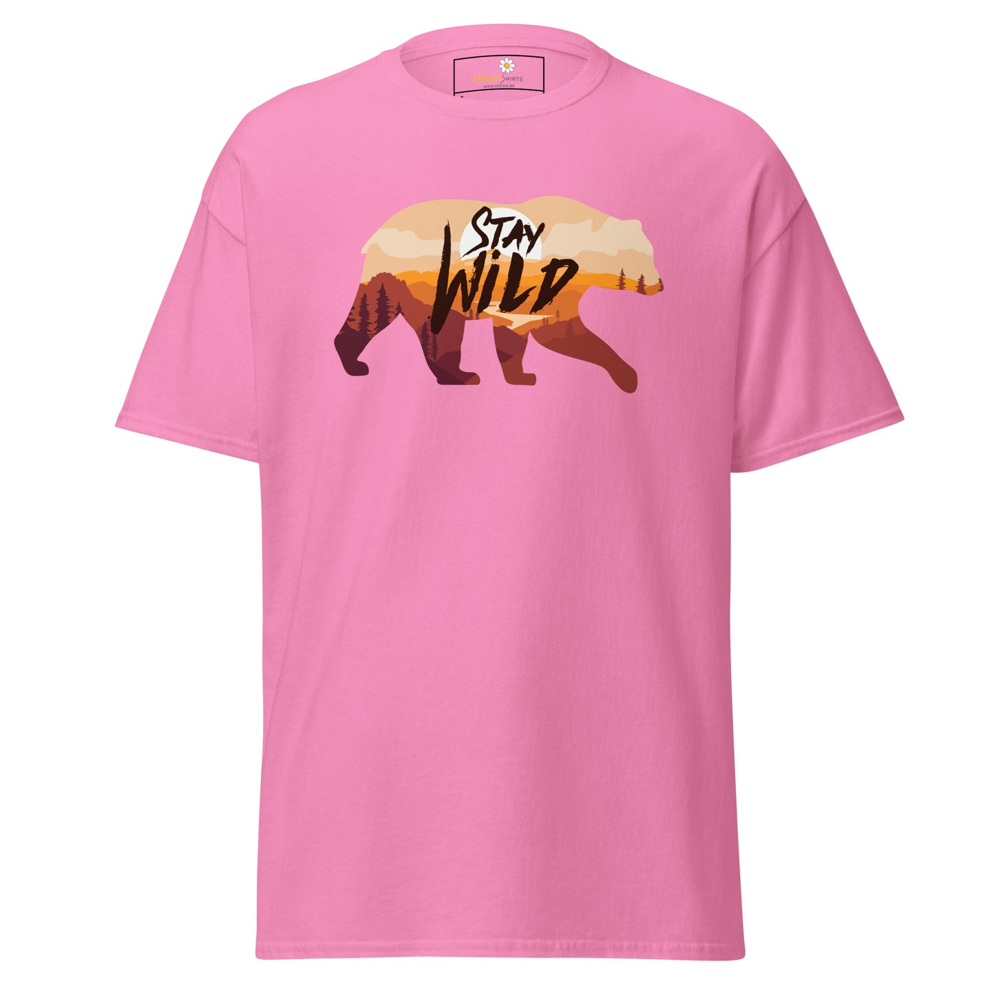 Unisex classic t-shirt - ADVENTURE WILD LIFE STAY WILD - REGULAR