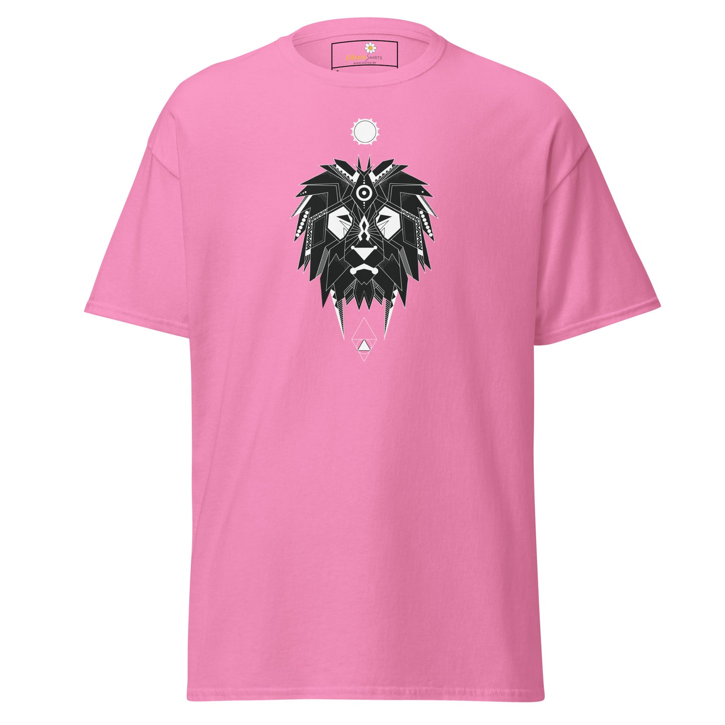 Unisex classic t-shirt - ABSTRACT MYSTIC LION HEAD - REGULAR