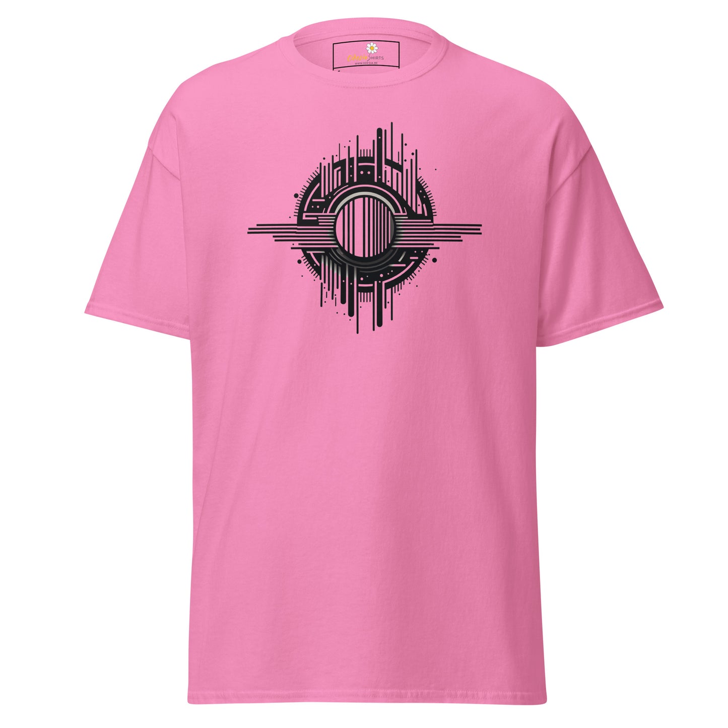Unisex classic t-shirt - ABSTRACT SPHERE LINES - REGULAR