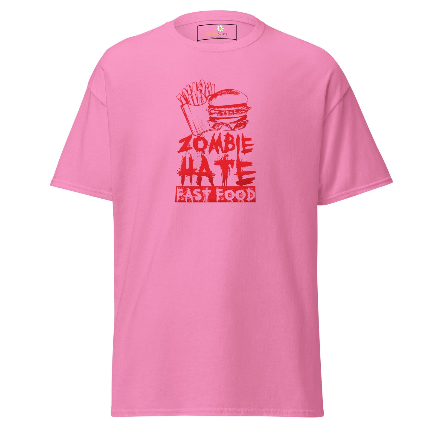 Unisex classic t-shirt - SPOOKIE ZOMBIE HATE FASTFOOD - REGULAR
