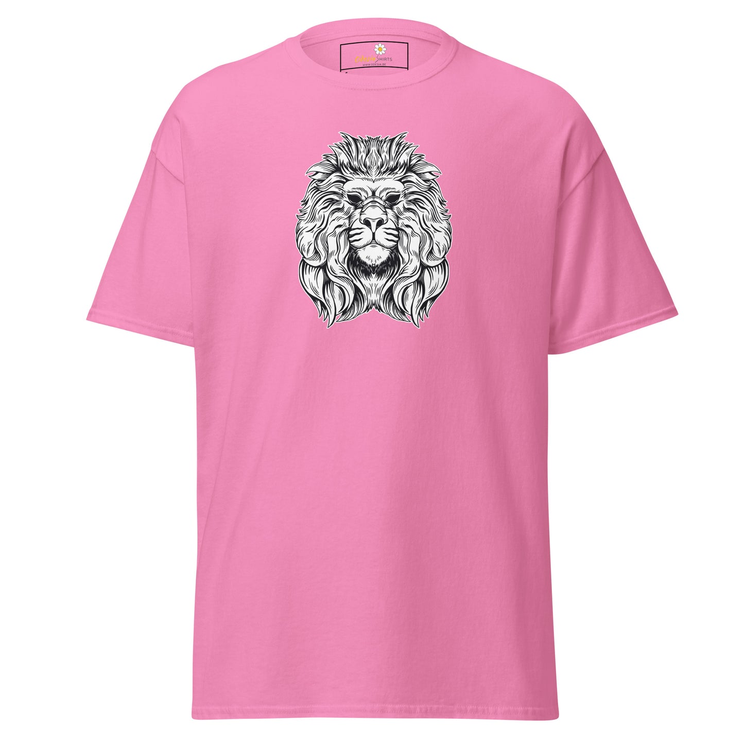Unisex classic t-shirt - WILD LIFE LION HEAD - REGULAR