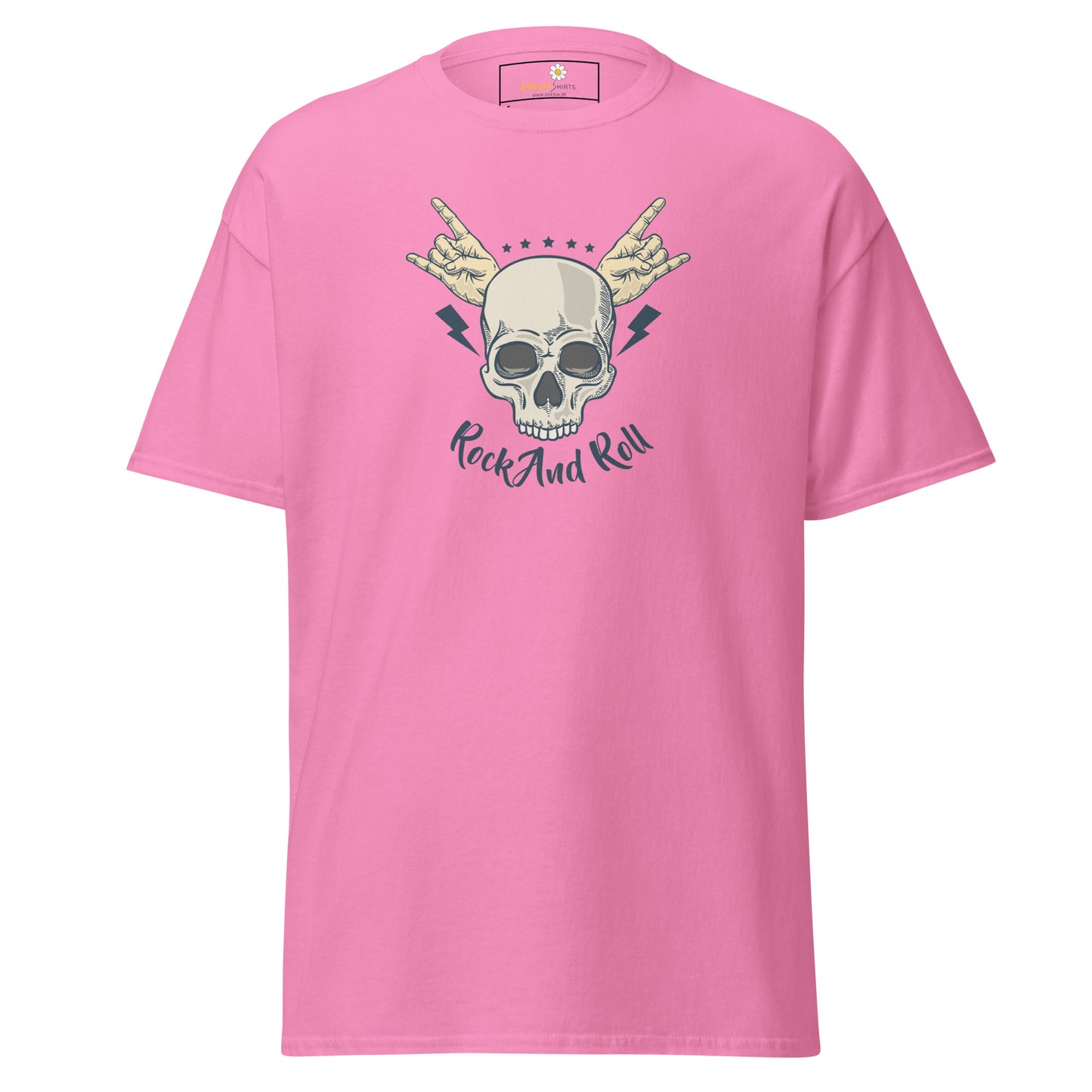 Unisex classic t-shirt - SKULL ROCK AND ROLL - REGULAR