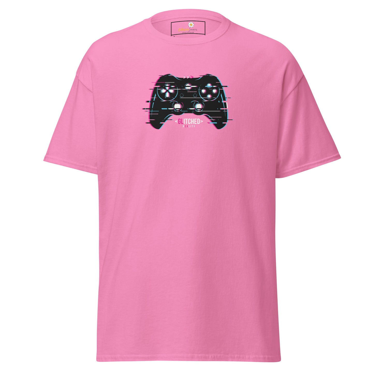Unisex classic t-shirt - GAMERS GLITCHED CONTROLLER - REGULAR