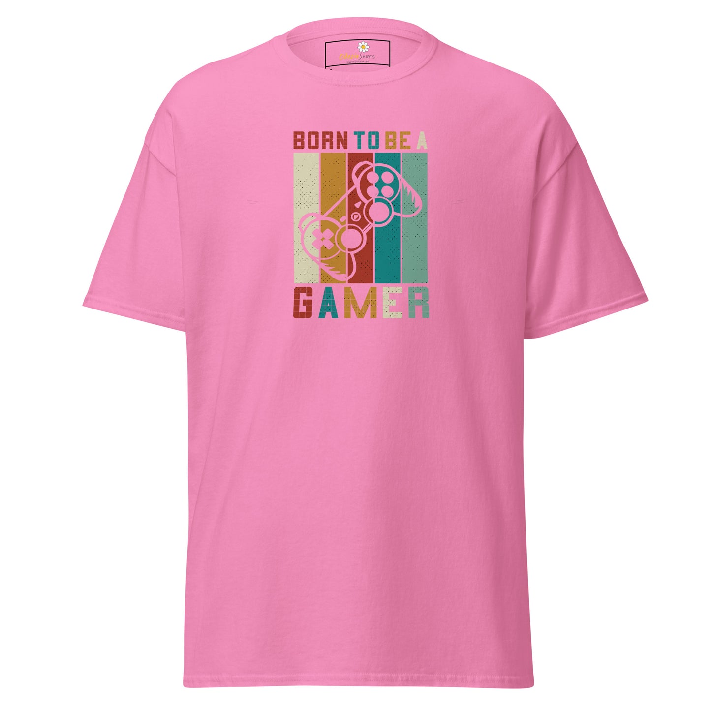 T-shirt classique unisexe - GAMERS BORN TO BE A GAMER - REGULAR