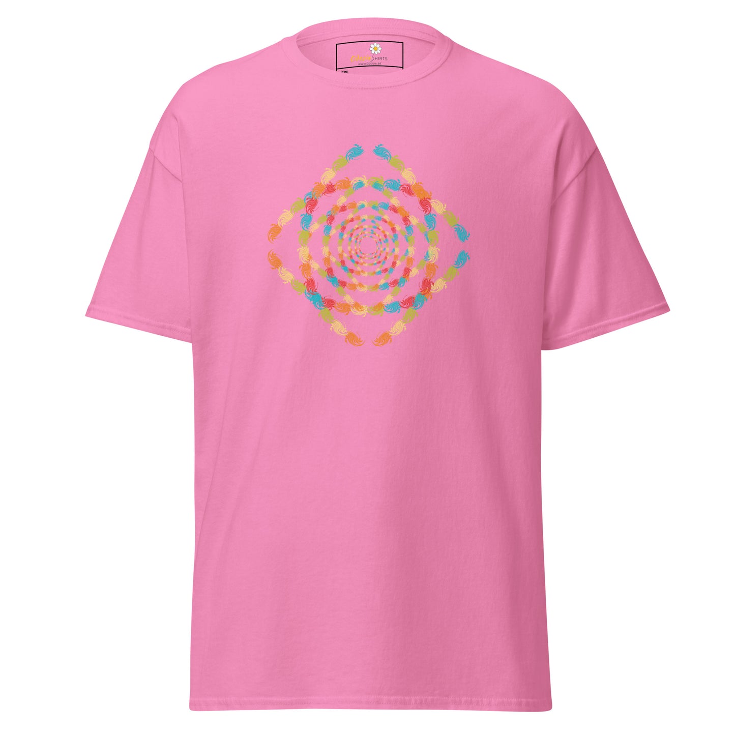 Unisex classic t-shirt - ABSTRACT SQUARE TUNNEL - BIG