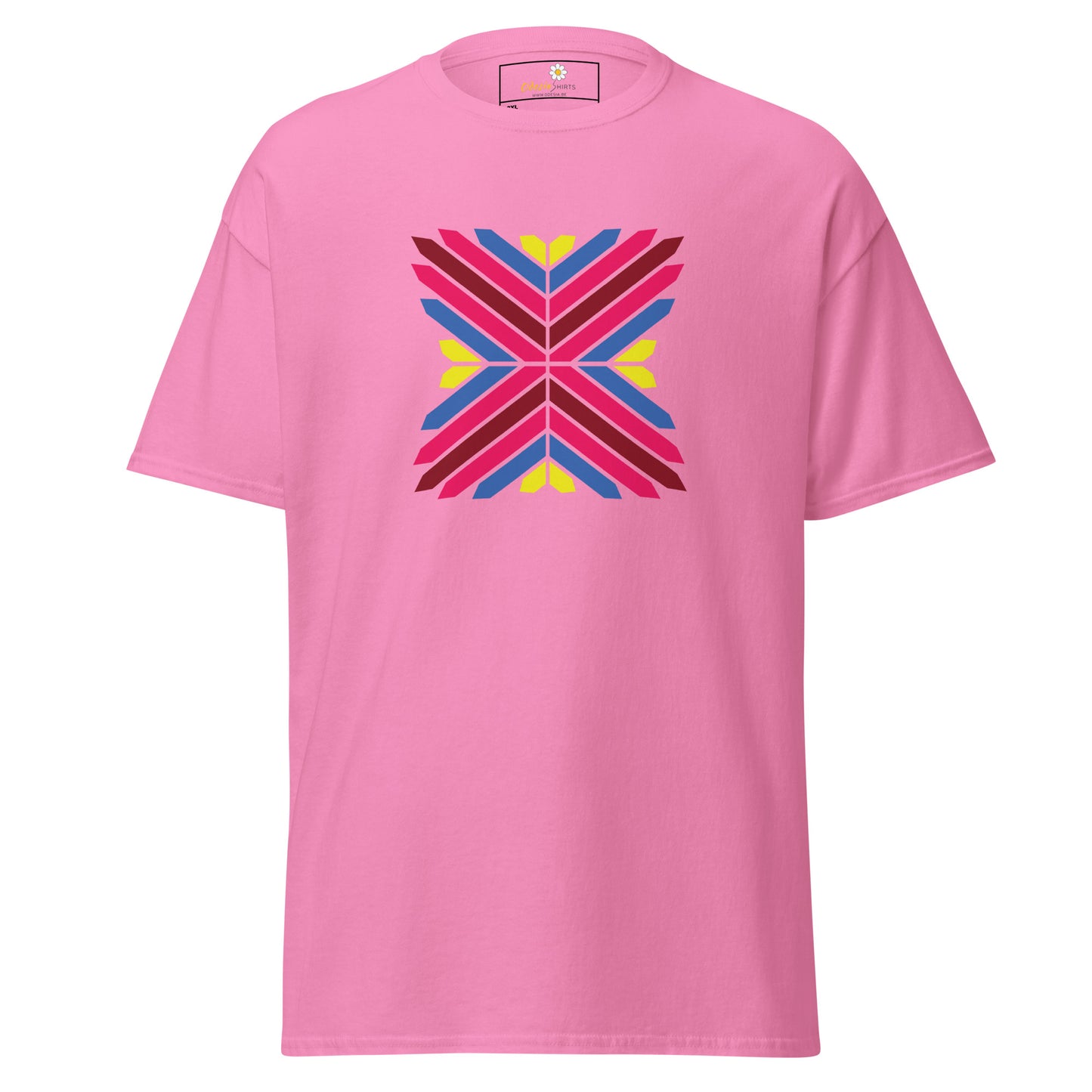 Unisex classic t-shirt - ABSTRACT TRIANGLES - BIG