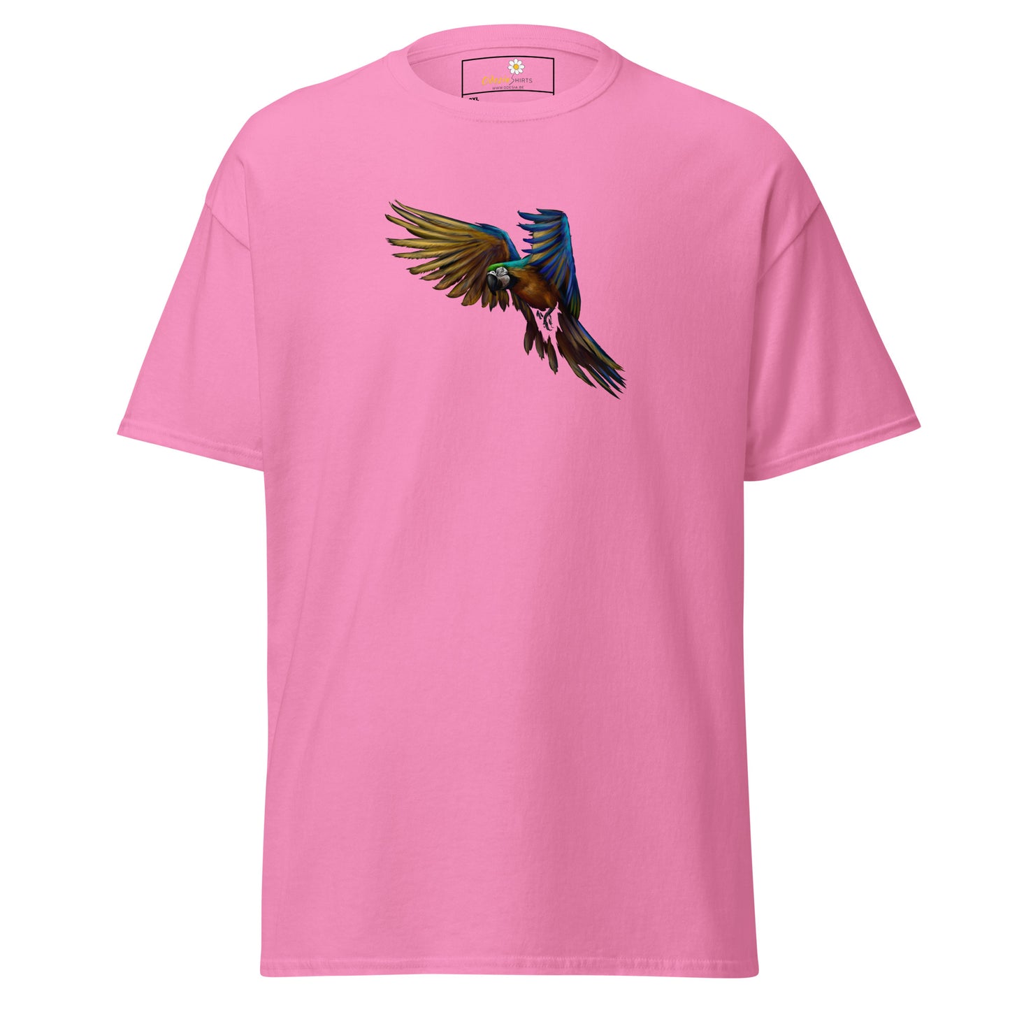 Heren klassiek t-shirt - WILDLIFE PARROT - GROOT