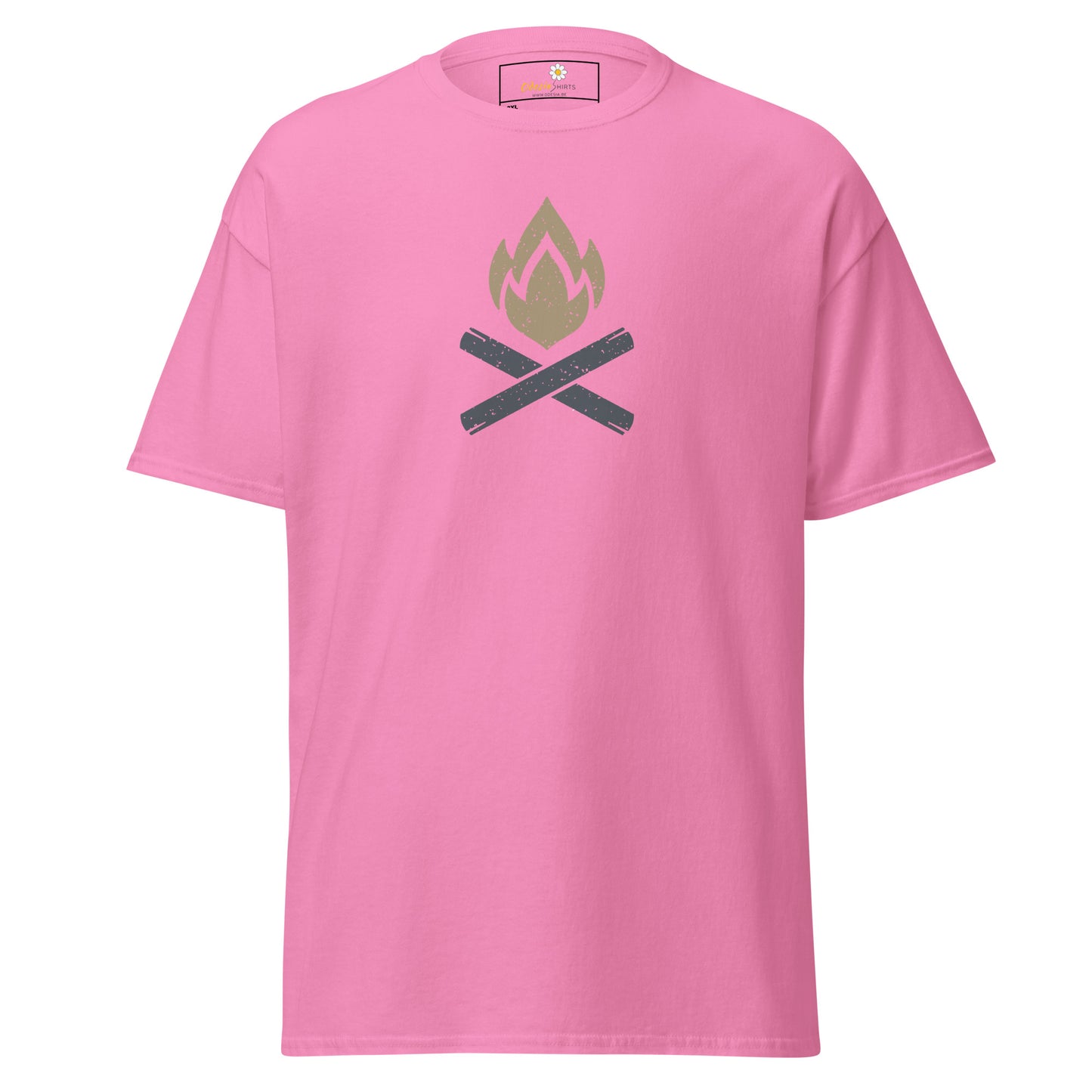 Unisex classic t-shirt - ADVENTURE CAMP FIRE - BIG