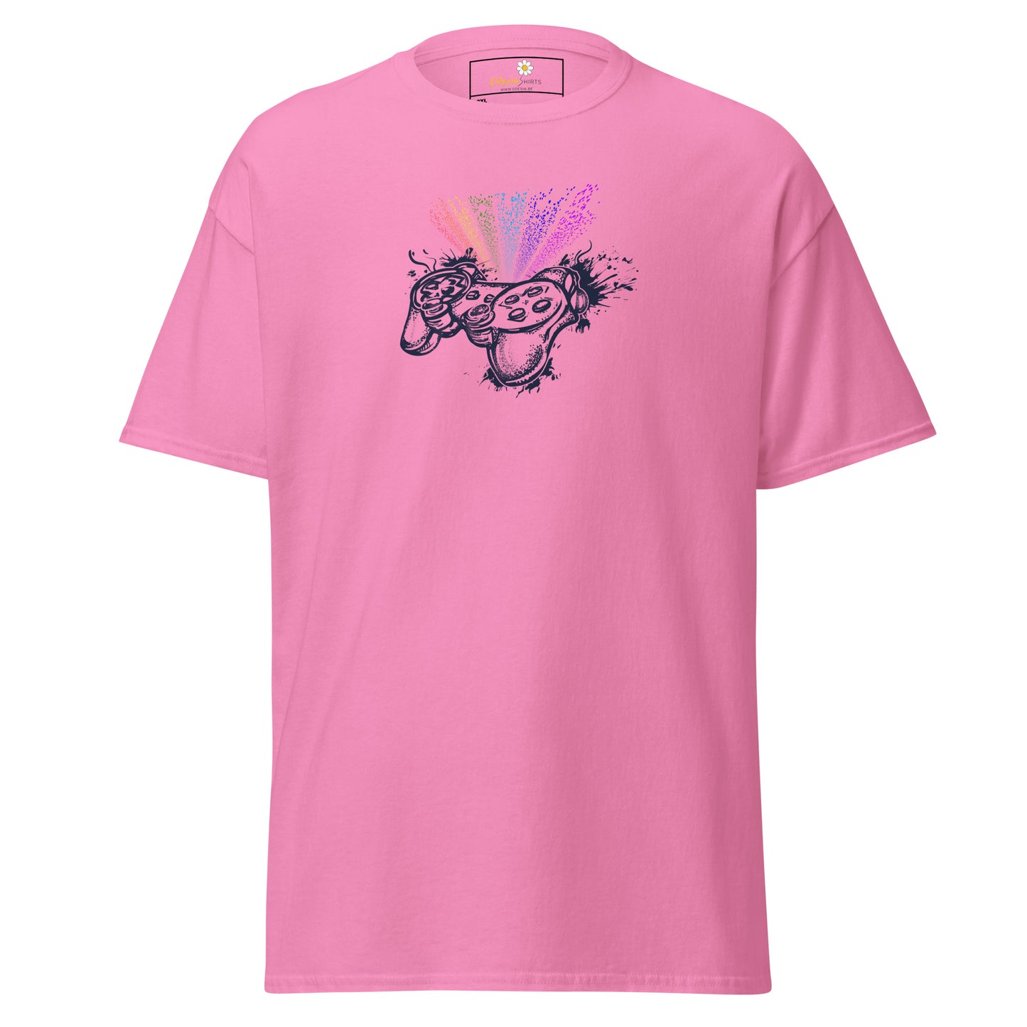 Unisex classic t-shirt - GAMERS COLORFUL CONTROLLER - BIG