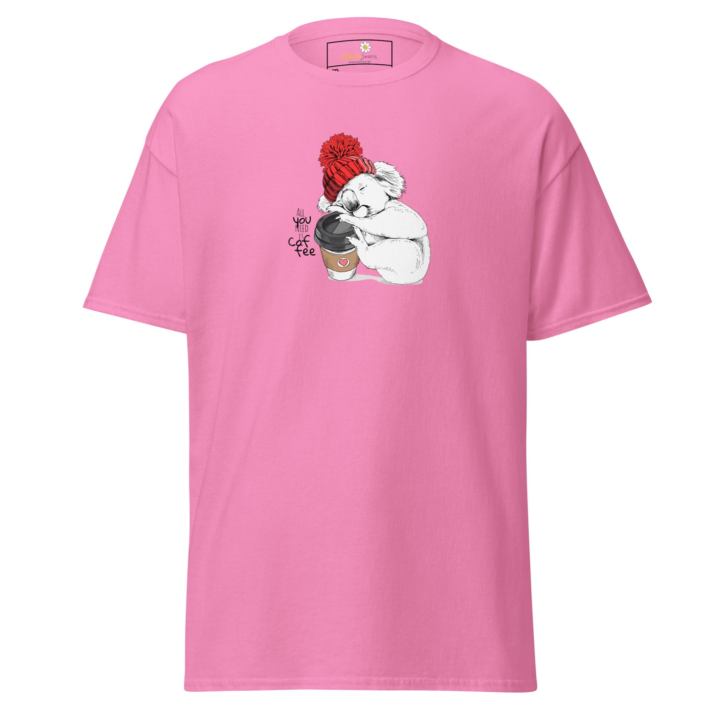 Klassiek heren t-shirt - WILDLIFE FUN KOALA - GROOT