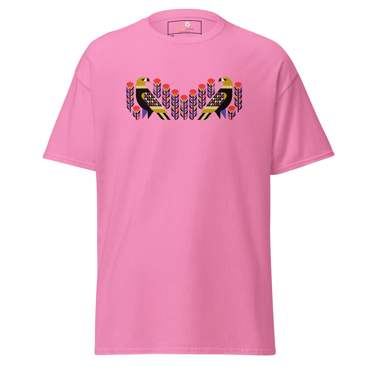Heren klassiek t-shirt - WILDLIFE PERU BIRDS - GROOT