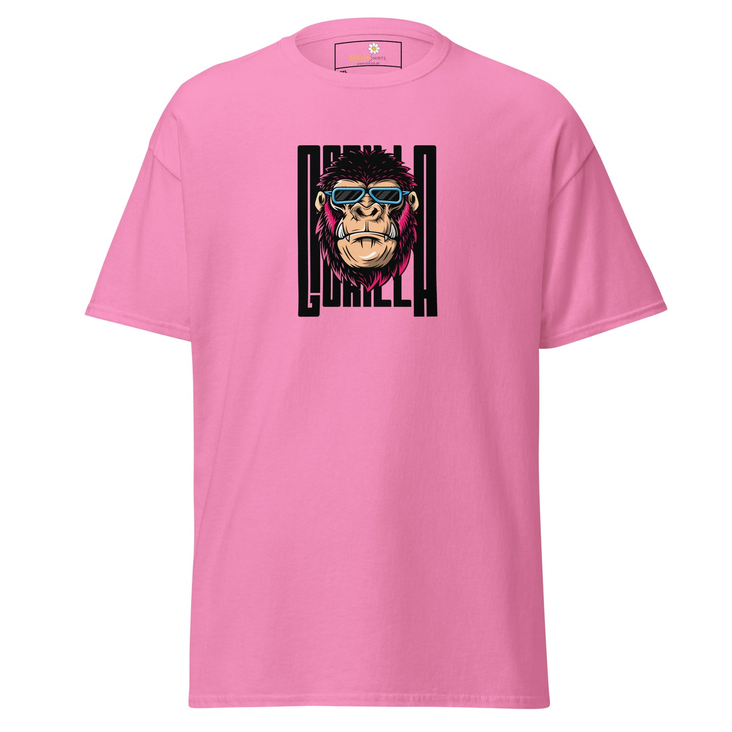 Klassiek heren t-shirt - WILDLIFE GORILLA FUN - GROOT