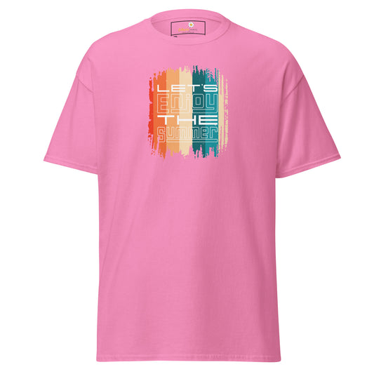 T-shirt classique pour homme - SUMMER LETS ENJOY - BIG