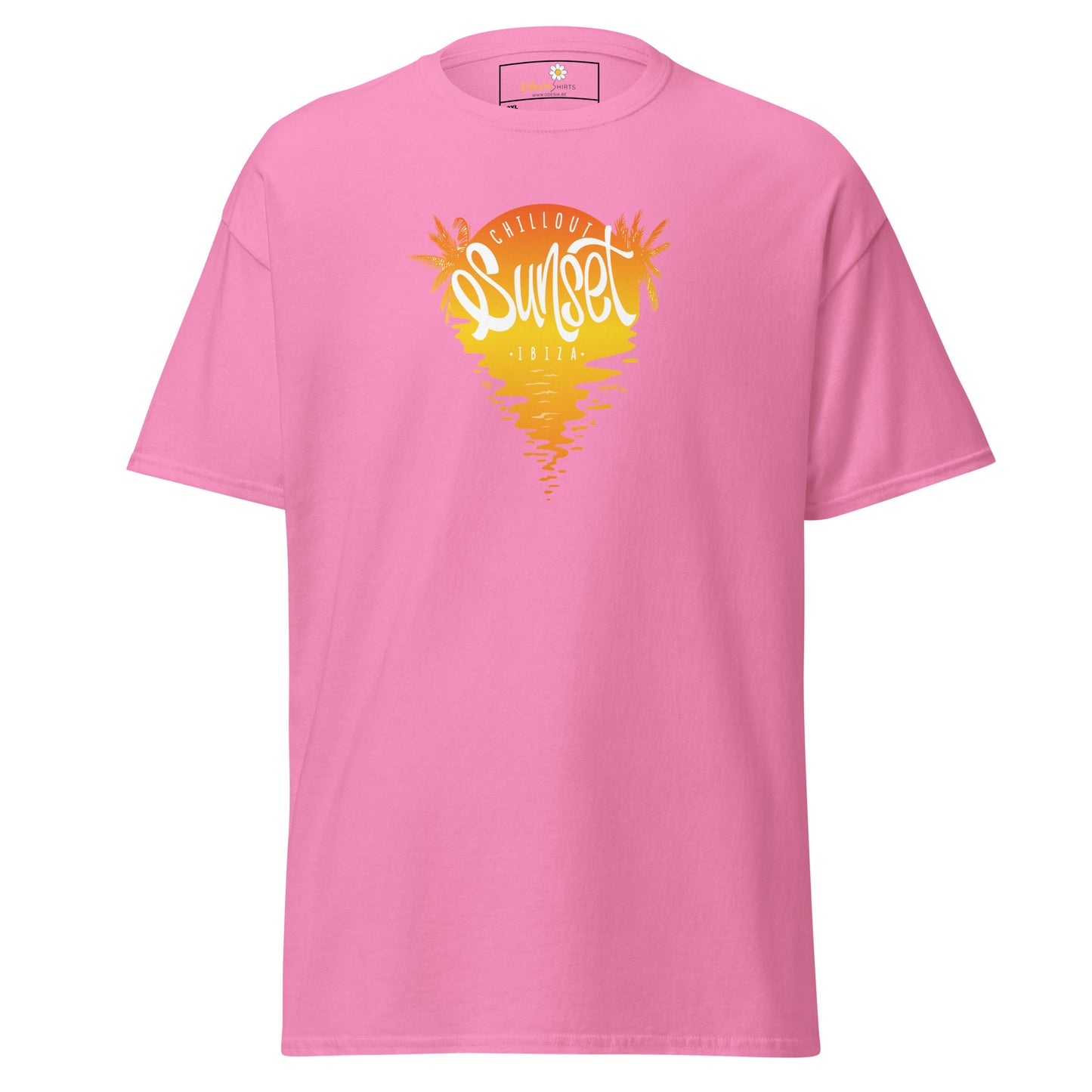 T-shirt classique pour homme - SUMMER IBIZA SUNSET - BIG