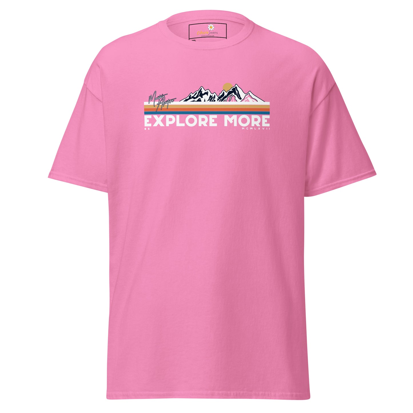 Unisex classic t-shirt - ADVENTURE EXPLORE MORE - BIG