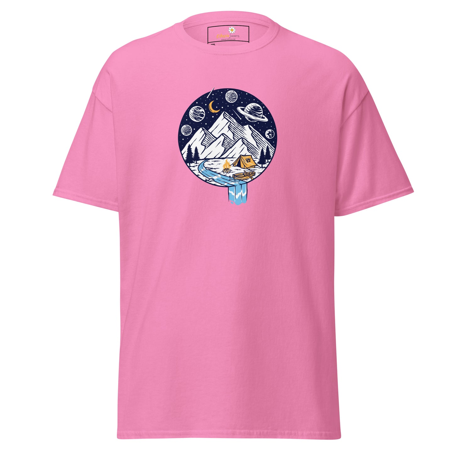 Unisex classic t-shirt - ADVENTURE NIGHT TENT - BIG