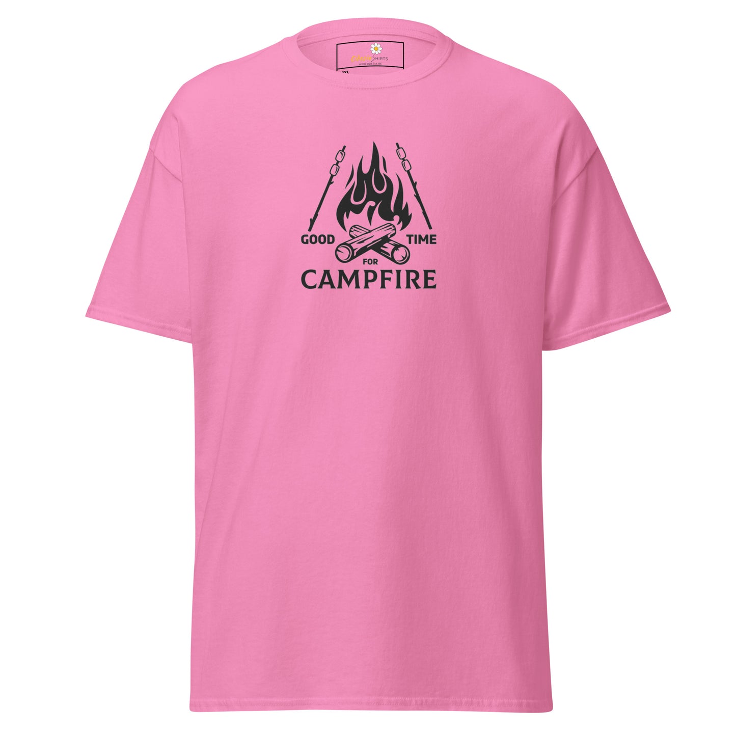 Unisex classic t-shirt - ADVENTURE GOOD TIMES CAMPFIRE - BIG