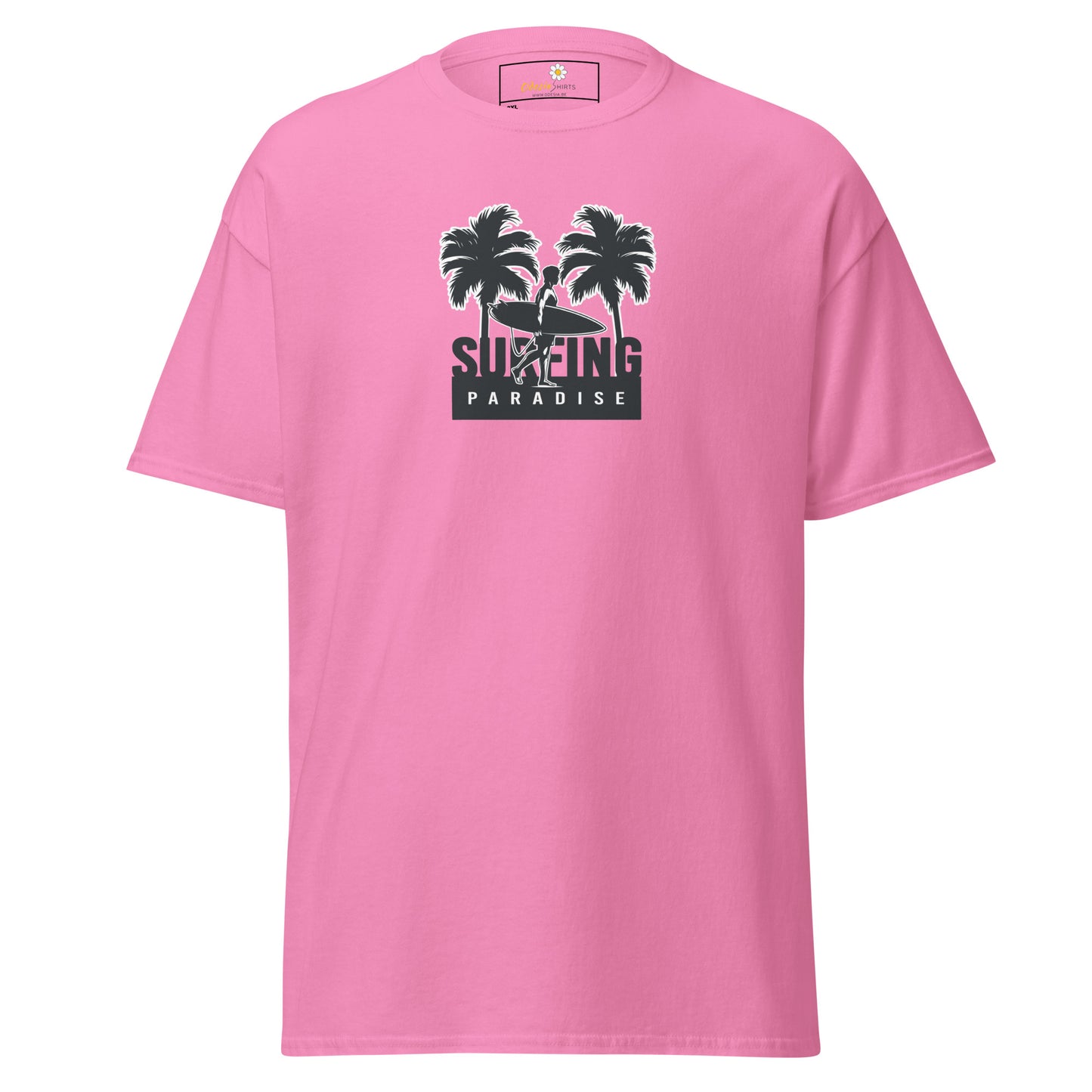 Heren klassiek t-shirt - SUMMER ISLAND TREES - GROOT