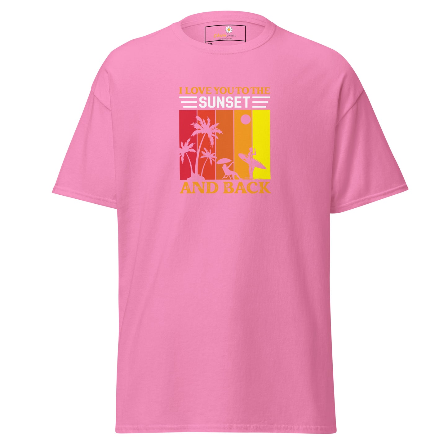T-shirt classique pour homme - SUMMER LOVE SUNSET - BIG