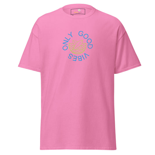 T-shirt classique pour homme - SUMMER ONLY GOOD VIBES - BIG