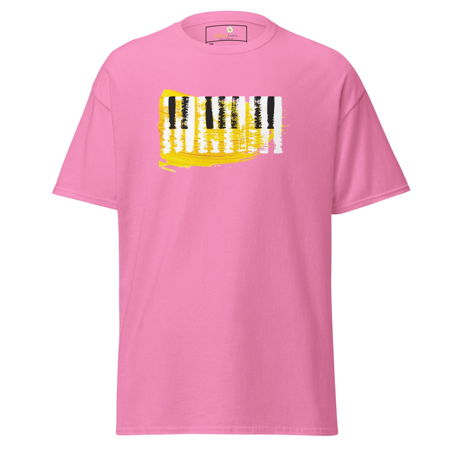 Unisex classic t-shirt - MUSIC PIANO KEYBOARD - BIG