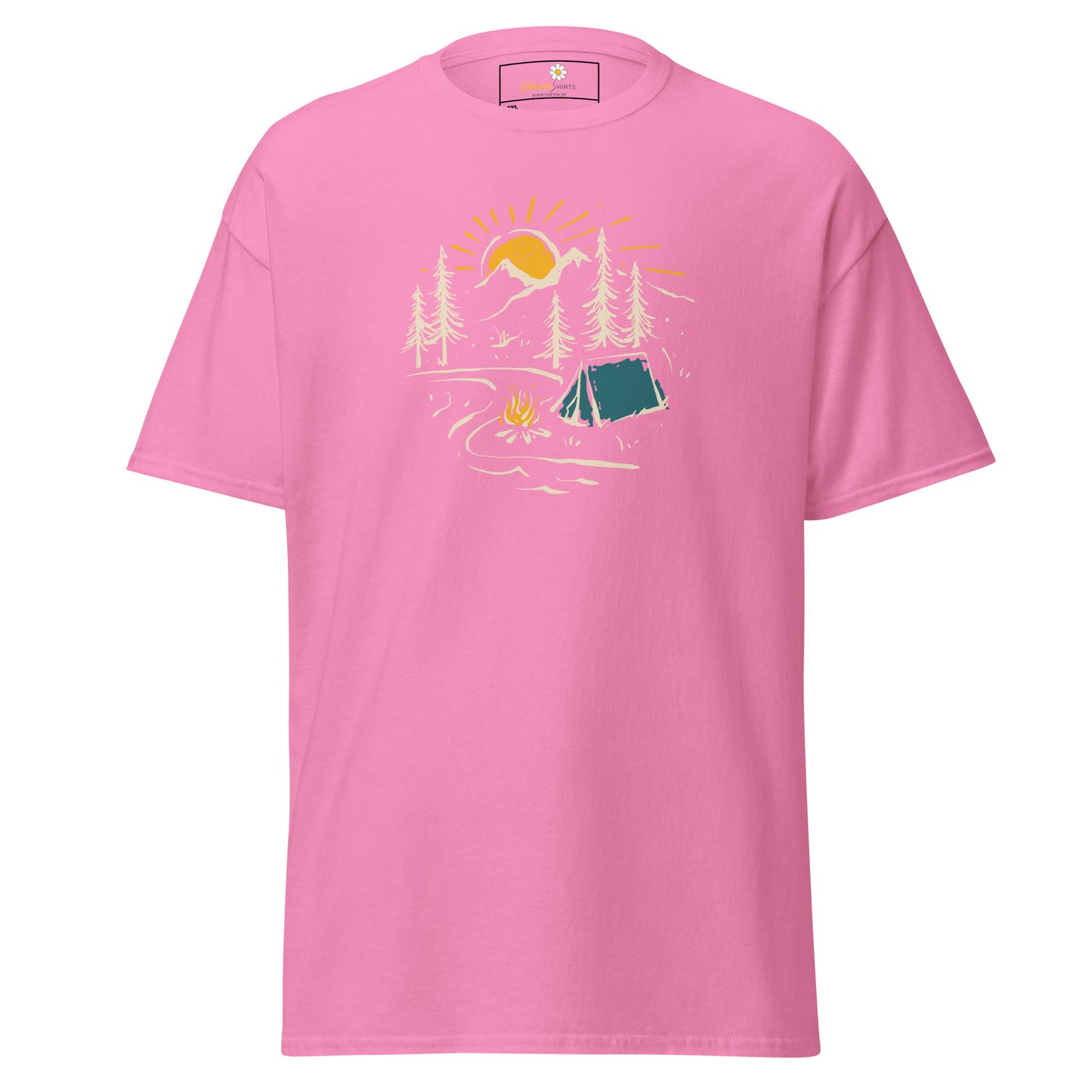Unisex classic t-shirt - ADVENTURE CAMPFIRE CIRCLE - BIG