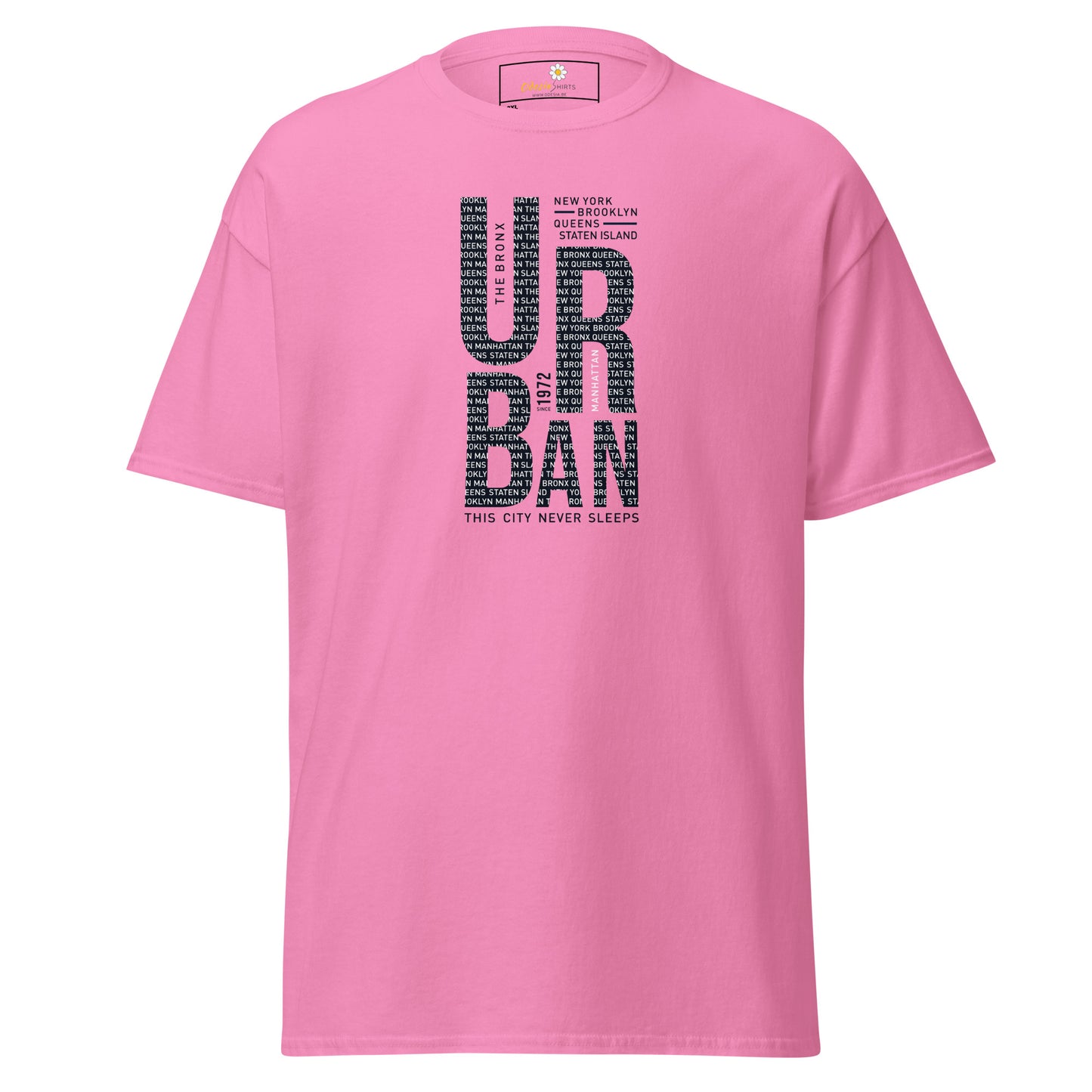 Heren klassiek t-shirt - URBAN DESIGN - GROOT