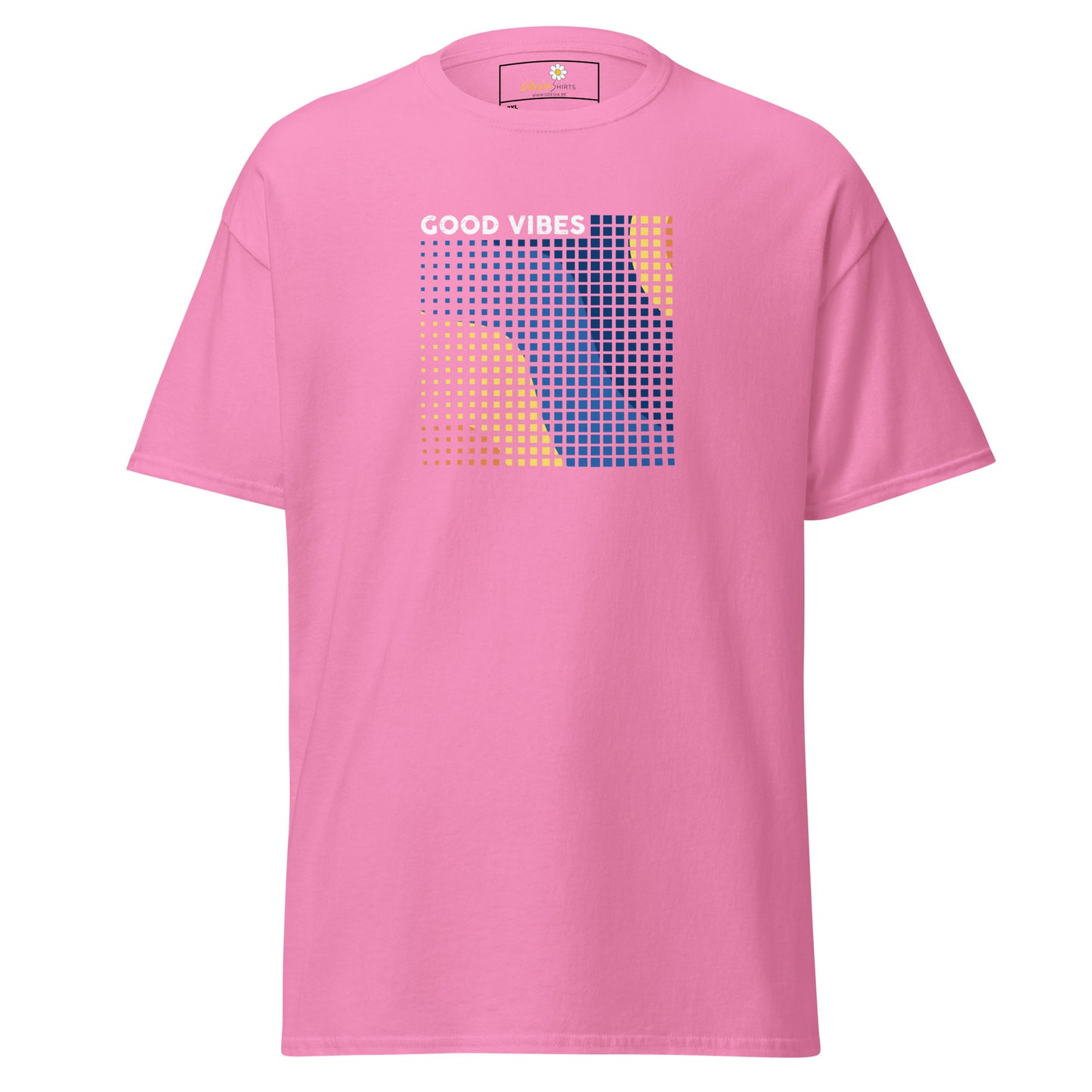 Unisex classic t-shirt - ABSTRACT GOOD VIBES - BIG
