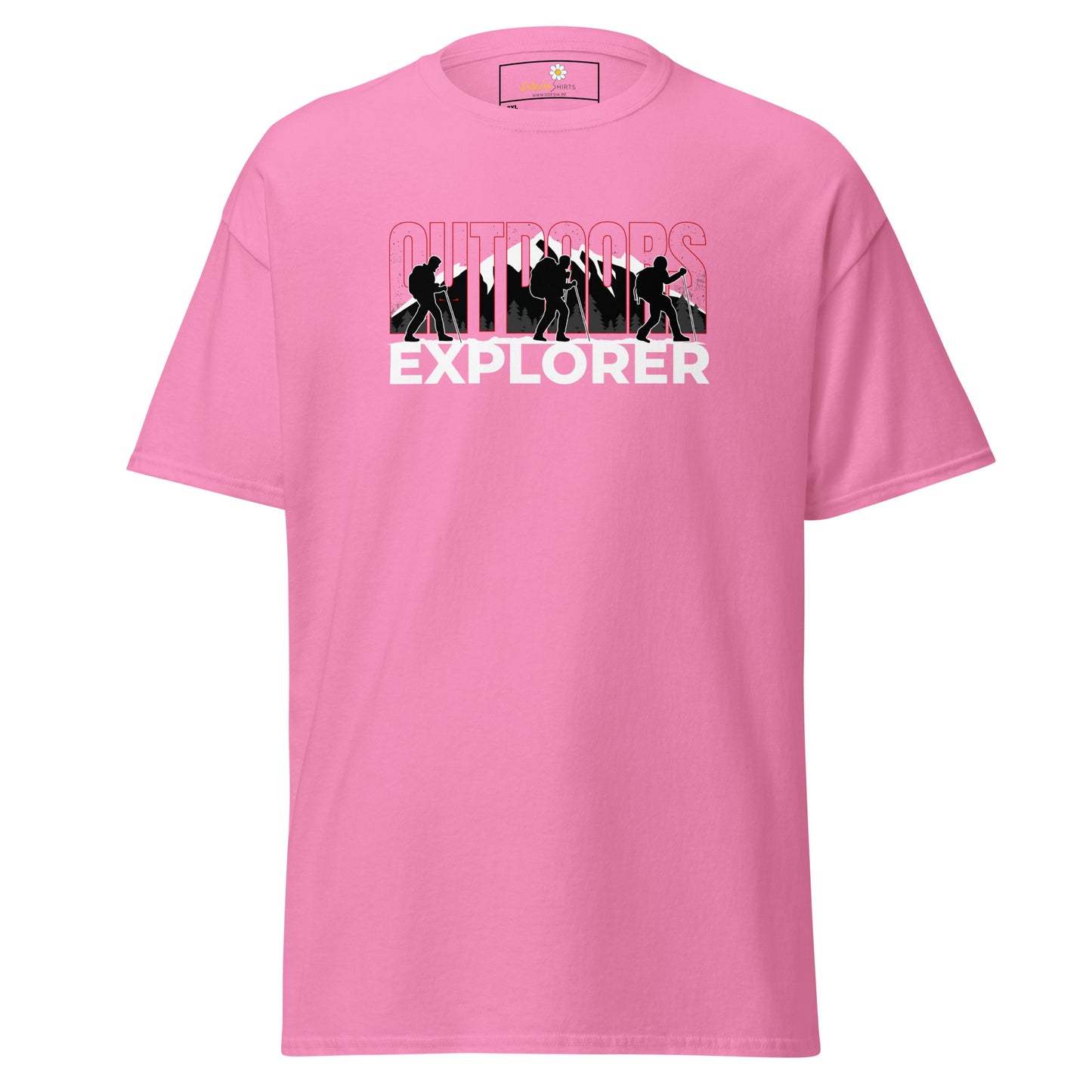 Unisex classic t-shirt - ADVENTURE OUTDOORS EXPLORER - BIG