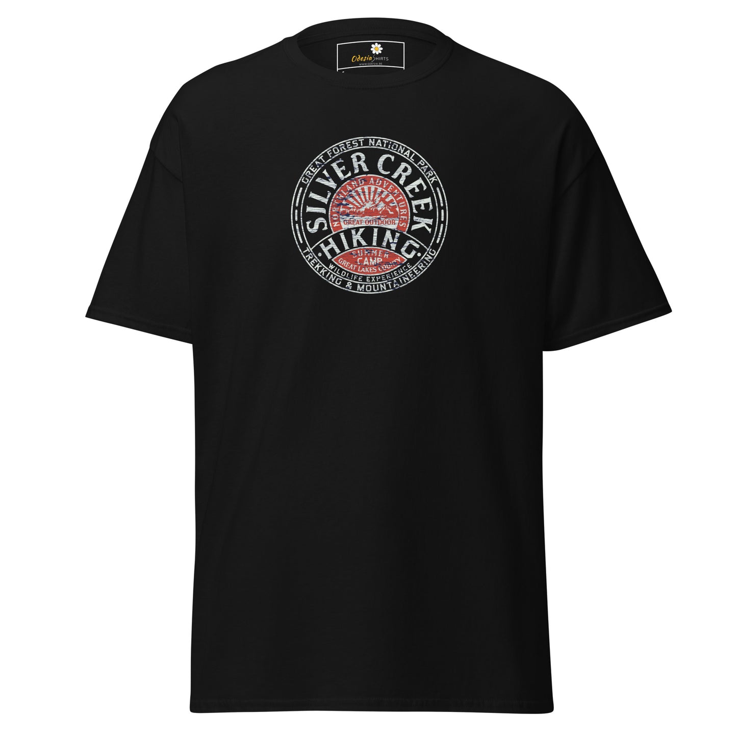 Heren klassiek T-shirt - ADVENTURE SILVER CREEK HIKING - REGULAR