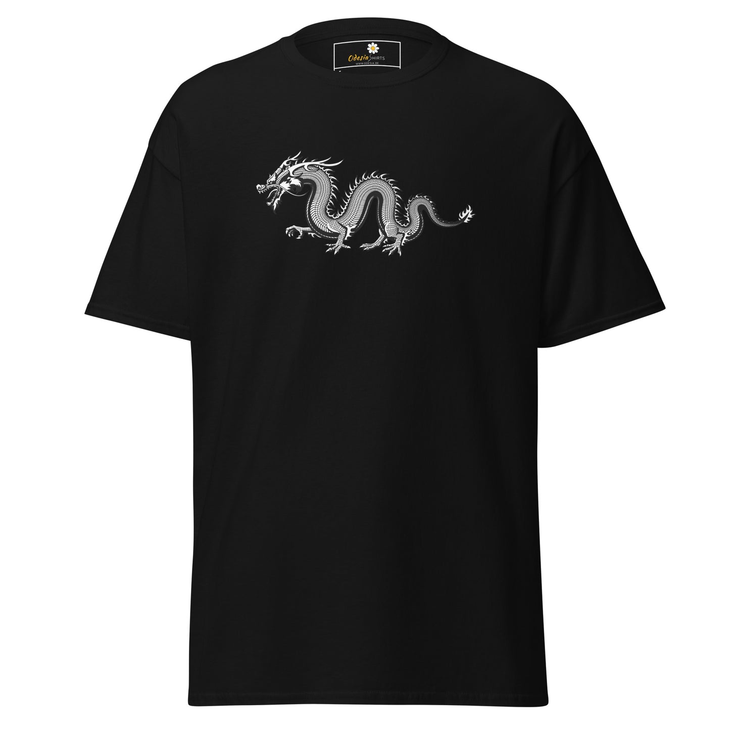 T-shirt classique unisexe - DRAGON GRIS MYSTIQUE - RÉGULIER