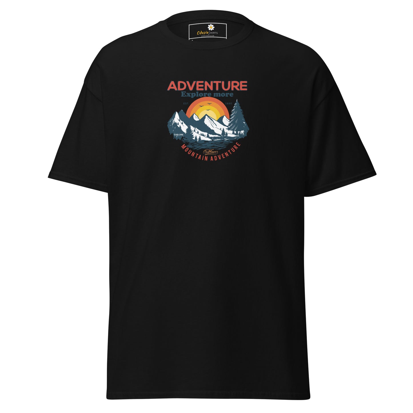 Unisex classic t-shirt - ADVENTURE EXPLORE MORE - REGULAR