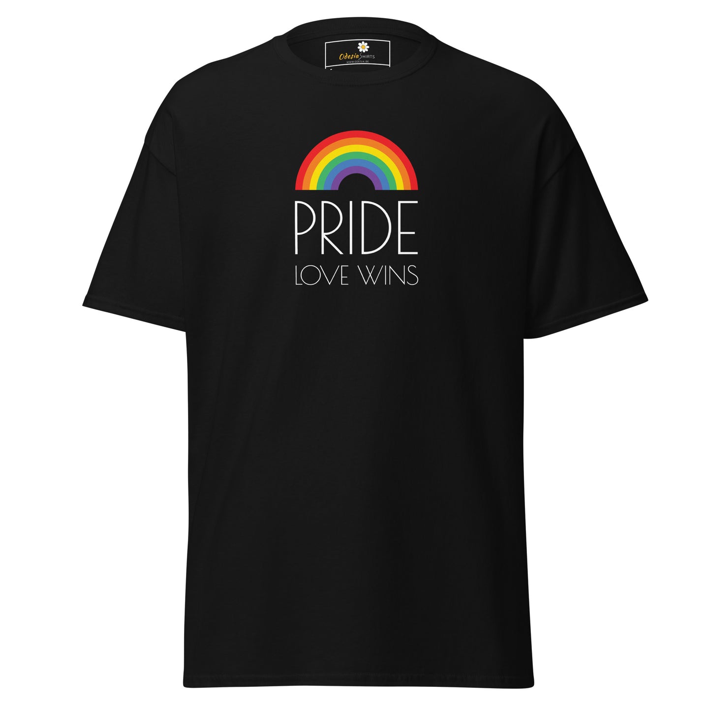 Unisex classic t-shirt - LGBTQ PRIDE LOVE WINS - REGULAR